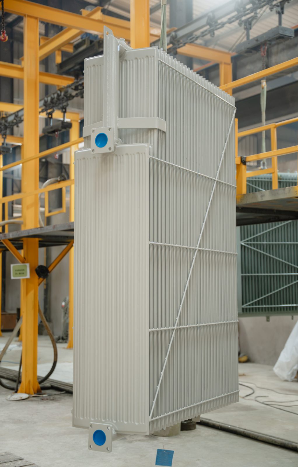 Radiator in Triveni's conveyorized paint shop